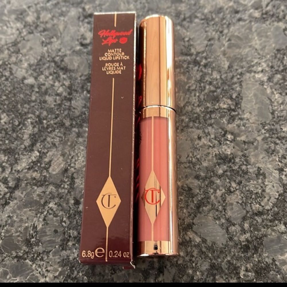 Charlotte Tilbury Hollywood Lips in Rising Star warm pink matte BNIB